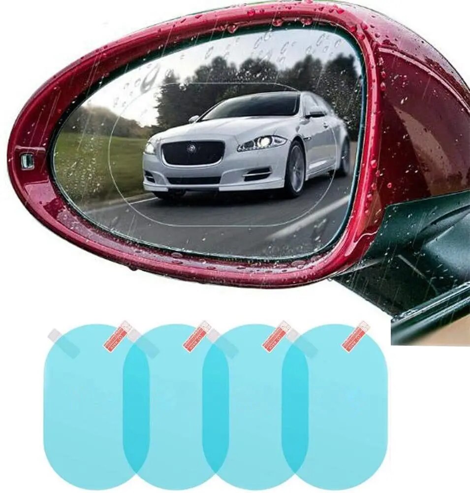 20 Stück Universal Auto Rückspiegel Regengeschützte Kits, Kohlefaser Auto  Seitenspiegel Regens Augenbraue und hydrophoben toten Winkel